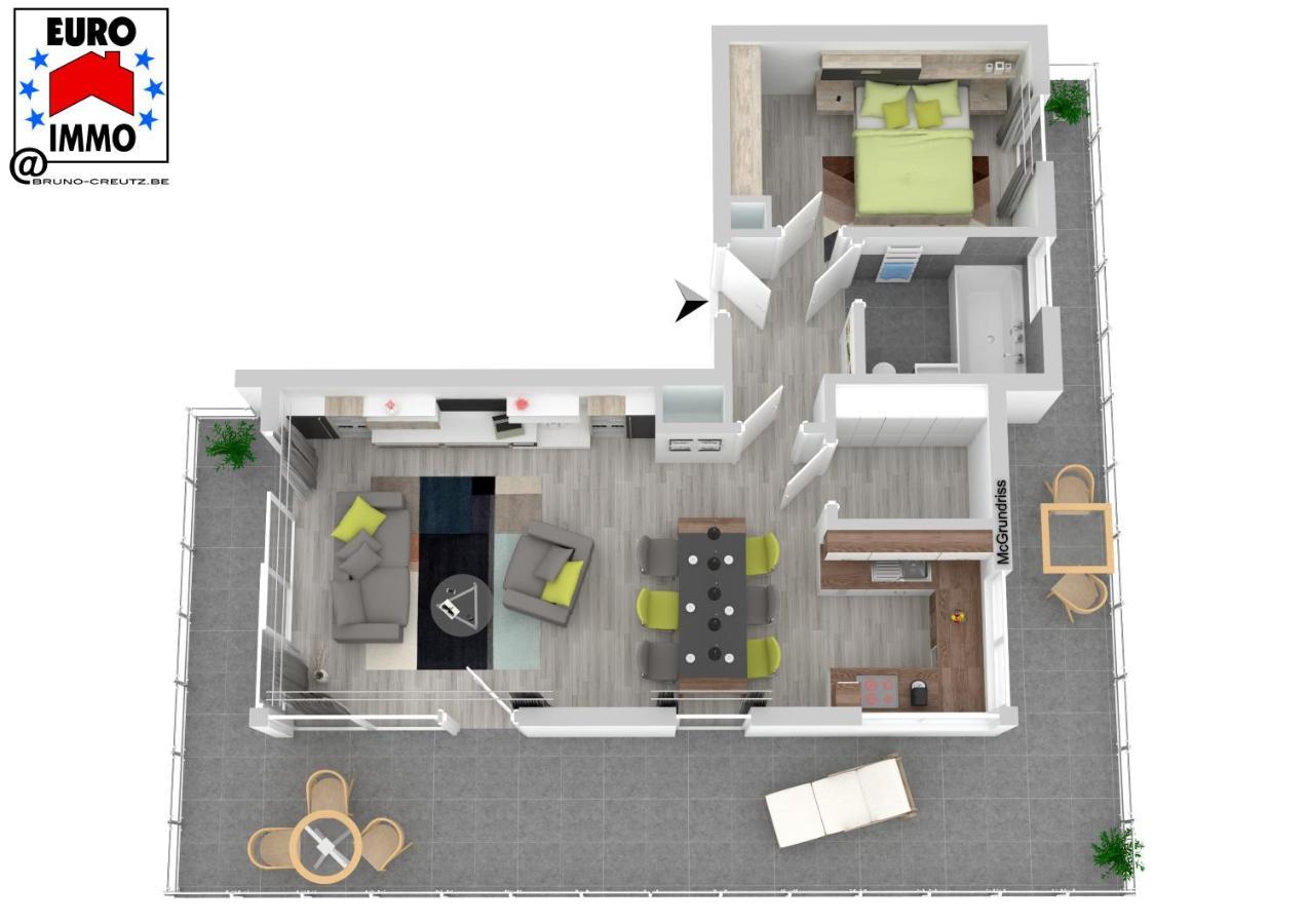 Penthouse Lebierre Hotel Malmedy Buitenkant foto